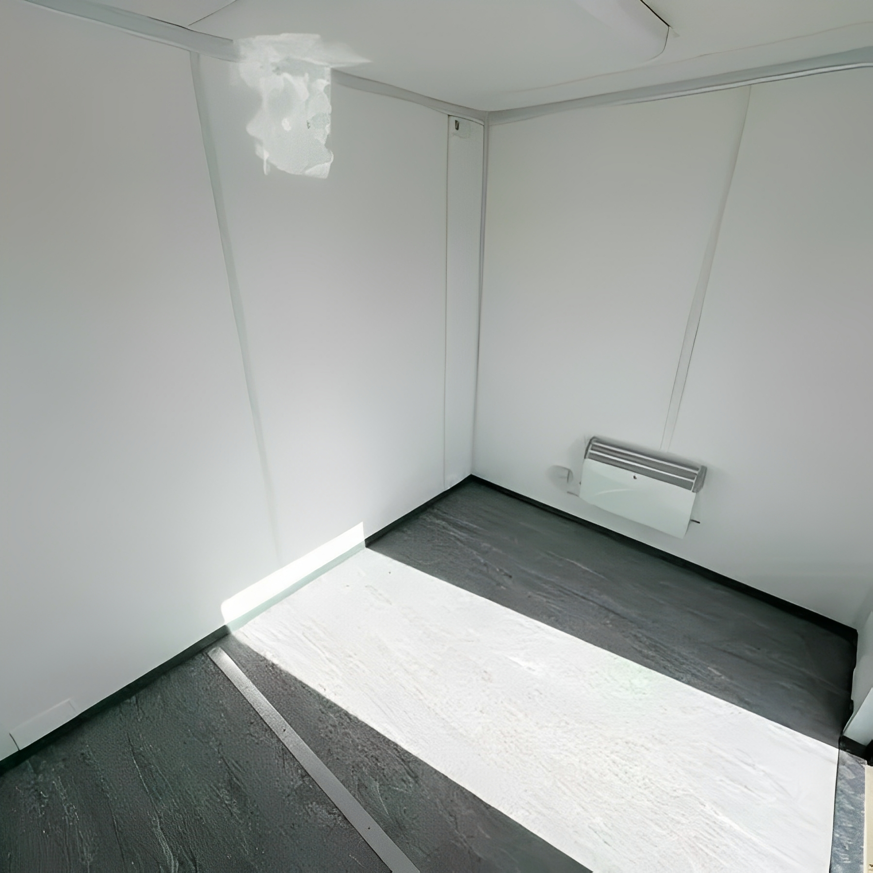 10 Fuß × 8 Fuß großer Seecontainer als Büro | Tragbares vandalensicheres Gebäude – Bild 3