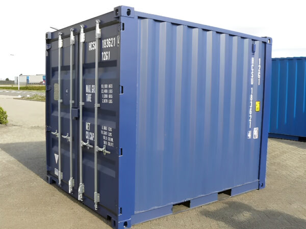 10 Fuß x 8 Fuß Einweg-Seecontainer – Blau