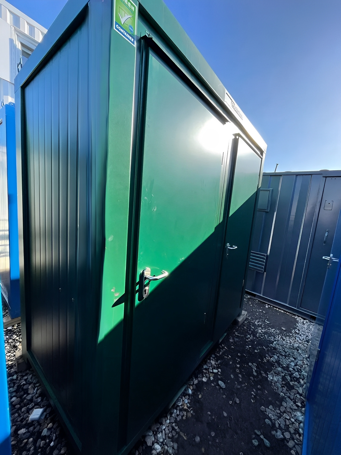 8 Fuß x 5 Fuß Doppel-WC mit Wasseranschluss 1+1 (Grün) – Bild 8