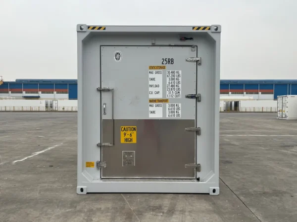 20′ High Cube Reefer Container mit versenkter Butcher-Tür