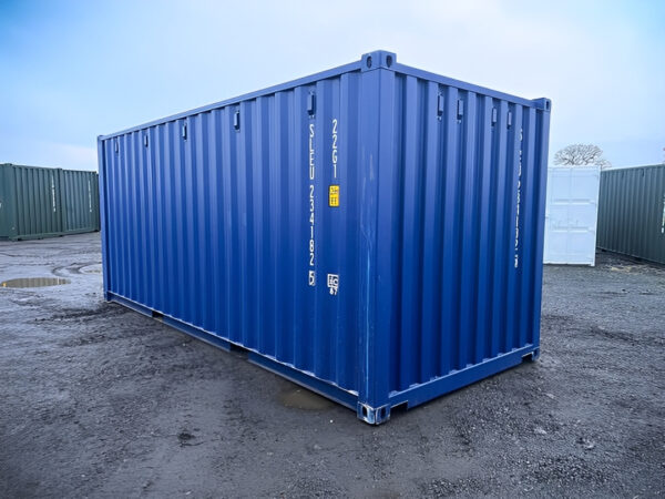 20 Fuß Einweg Seecontainer nach ISO-Norm – Blau