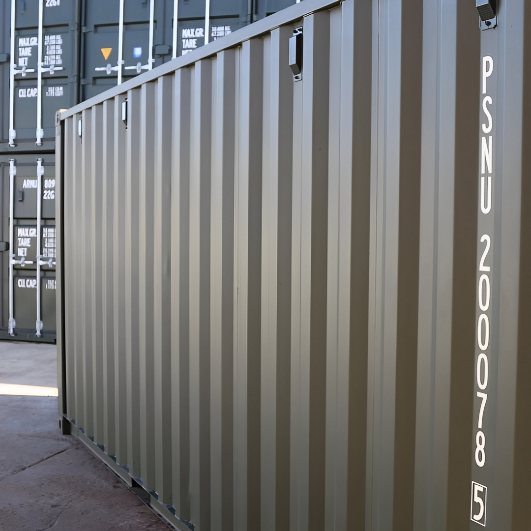 20 Fuß Einweg Seecontainer – Dunkelgrün – Bild 5