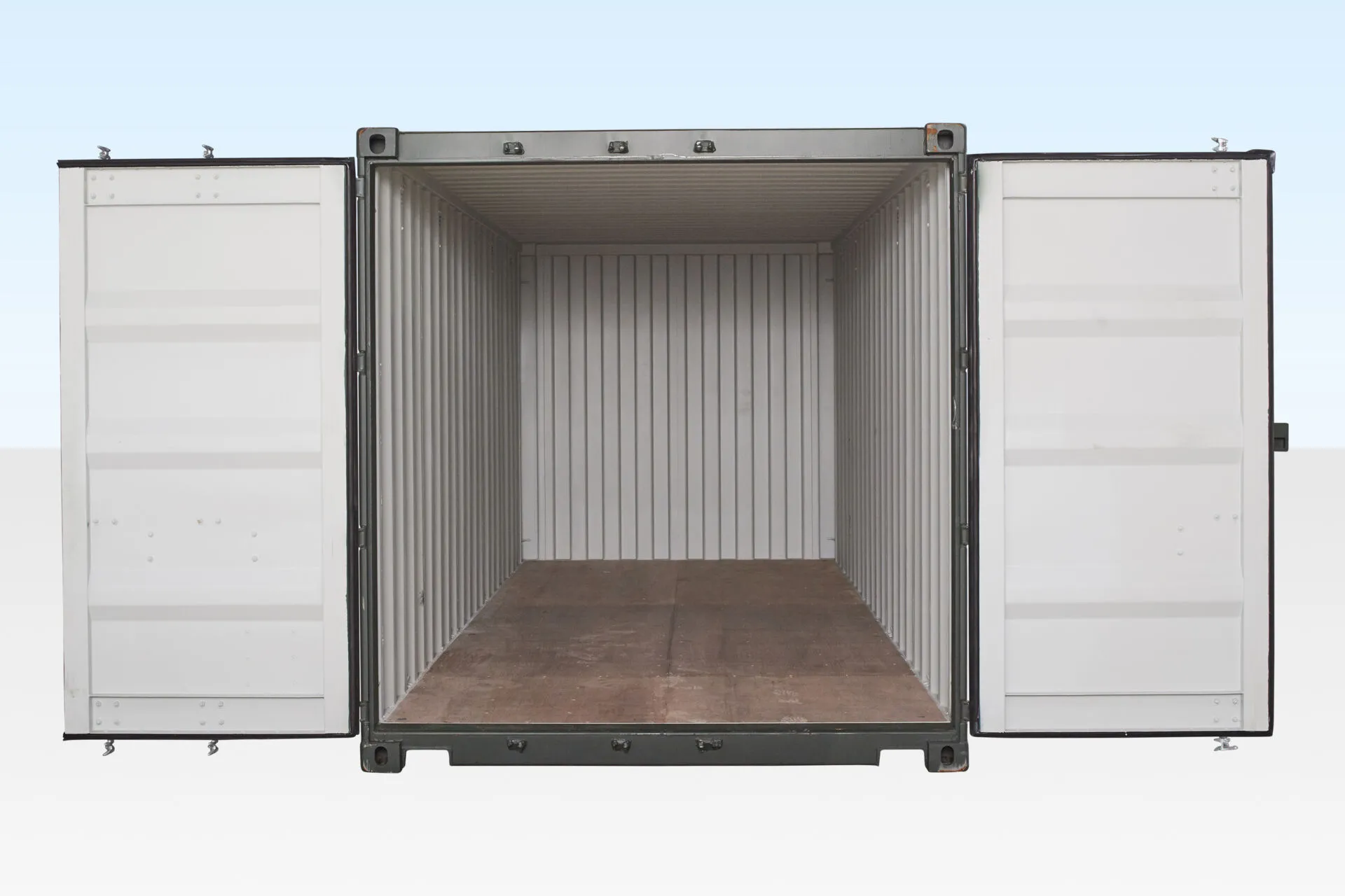 20 Fuß Einweg Seecontainer – Dunkelgrün – Bild 8