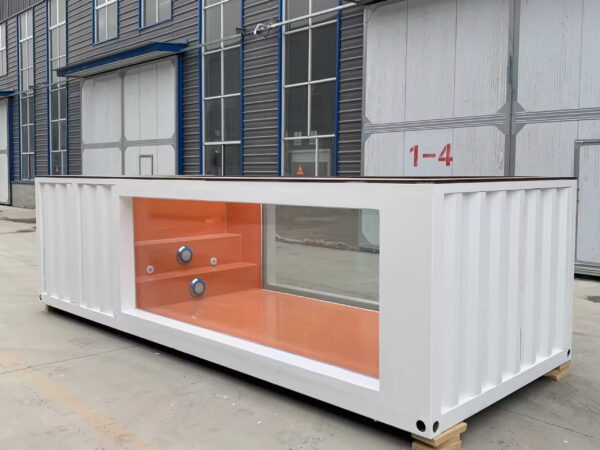 20 Fuß Container Schwimmbecken mit Fiberglasfenster