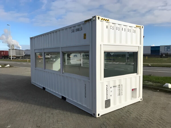 20 Fuß hoher, festverglaster Aussichtscontainer