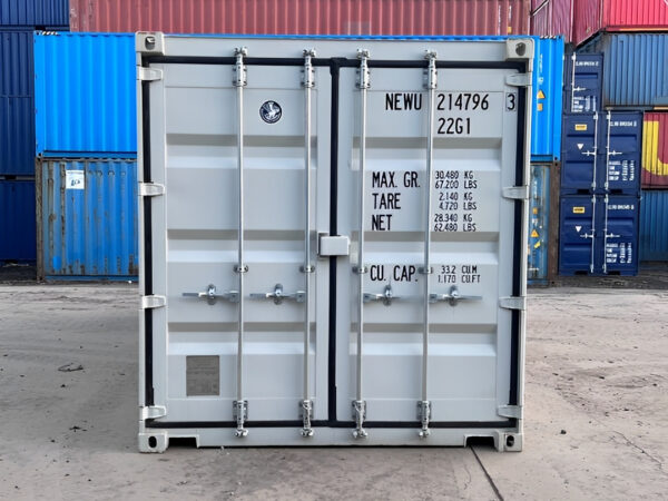 20 Fuß Seecontainer, Einweg ISO Standards – Weiß