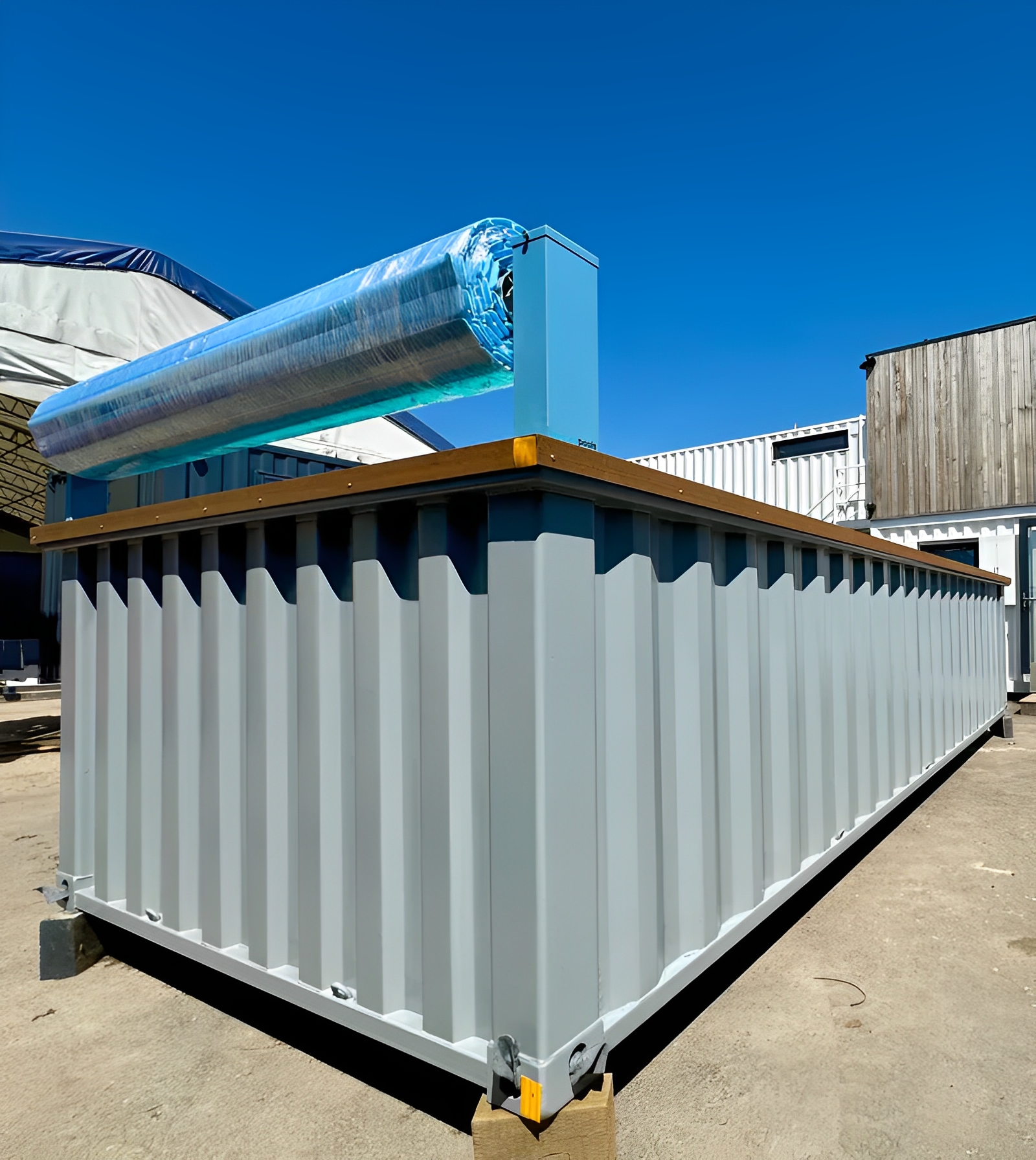 20 Fuß Containerpool | Karibikblauer Außenpool – Bild 2