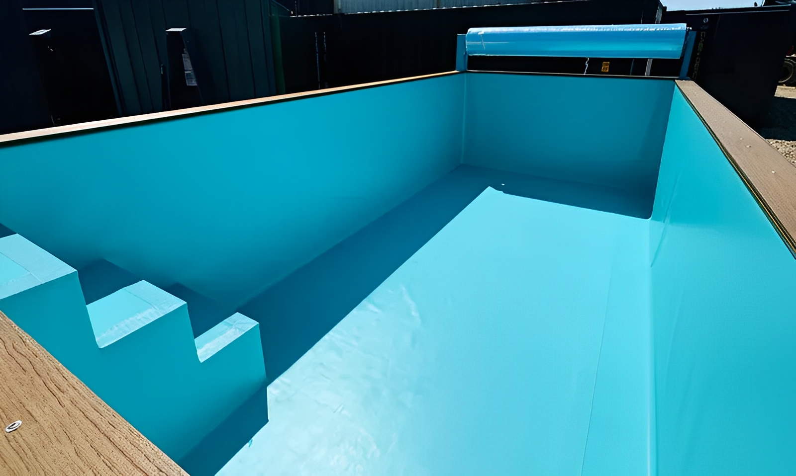 20 Fuß Containerpool | Karibikblauer Außenpool – Bild 12