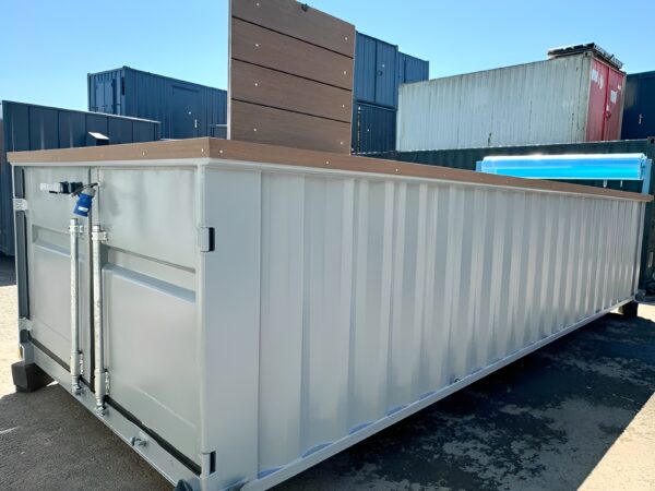 20 Fuß Containerpool | Karibikblauer Außenpool