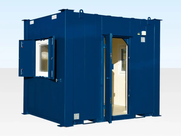 Sicherheitspforte mit 3 Fenstern