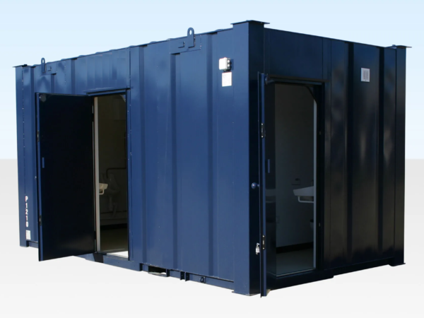 3+1 Stahl-Toilettenkabine 4,88 m x 2,74 m