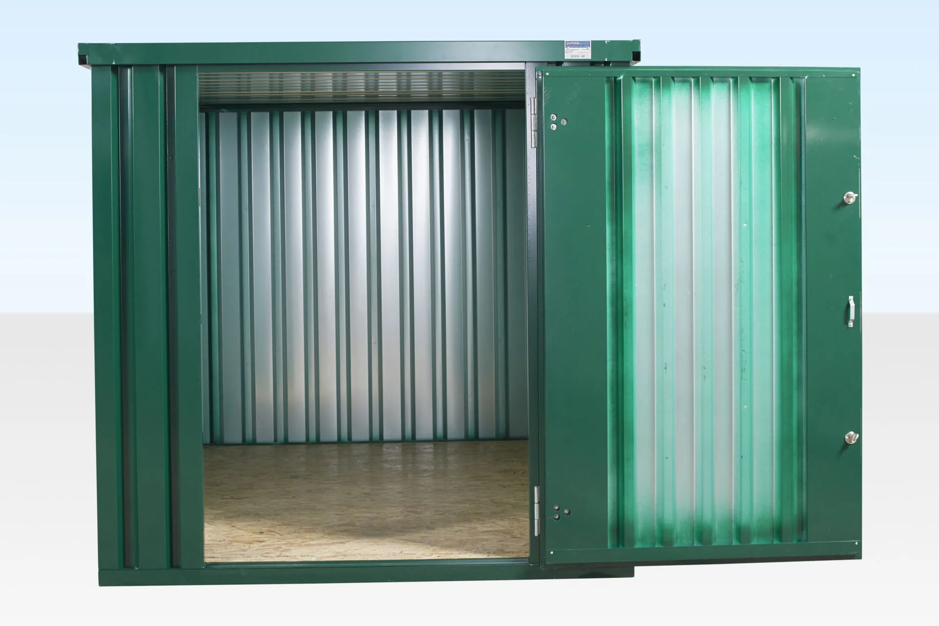 3 m x 2,1 m flach verpackter Lagercontainer – Bild 4