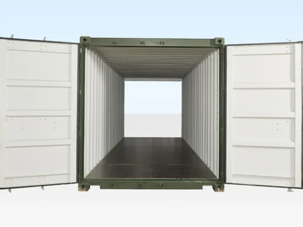 40 Fuß x 8 Fuß großer Tunnelcontainer mit Doppelendtür für Einwegnutzung