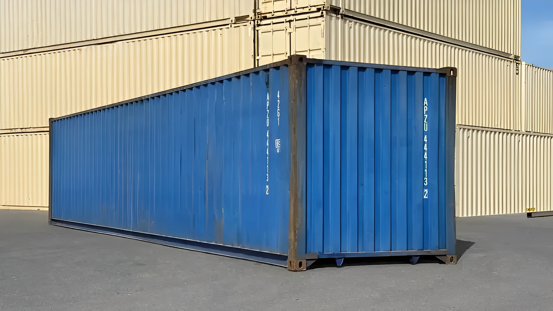 40 Fuß x 8 Fuß großer gebrauchter Seecontainer – Standard – Bild 5
