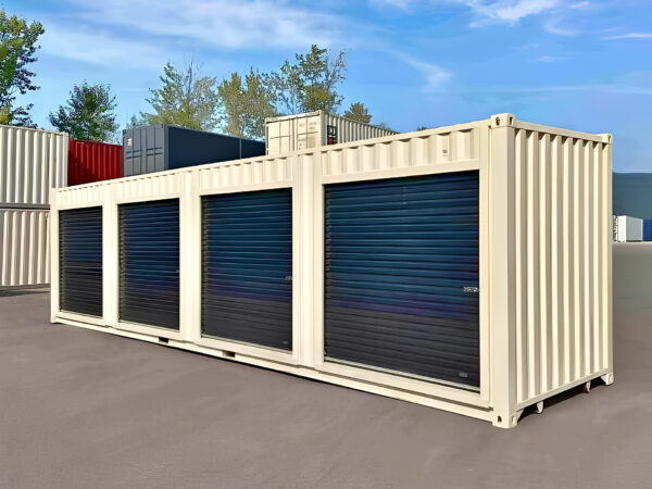 40 Fuß High-Cube Seecontainer mit 4 Rolltoren