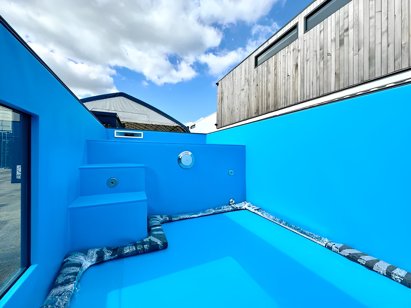 12 m / 40 Fuß großer tragbarer Container Schwimmpool | Idealer Außenpool – Bild 15