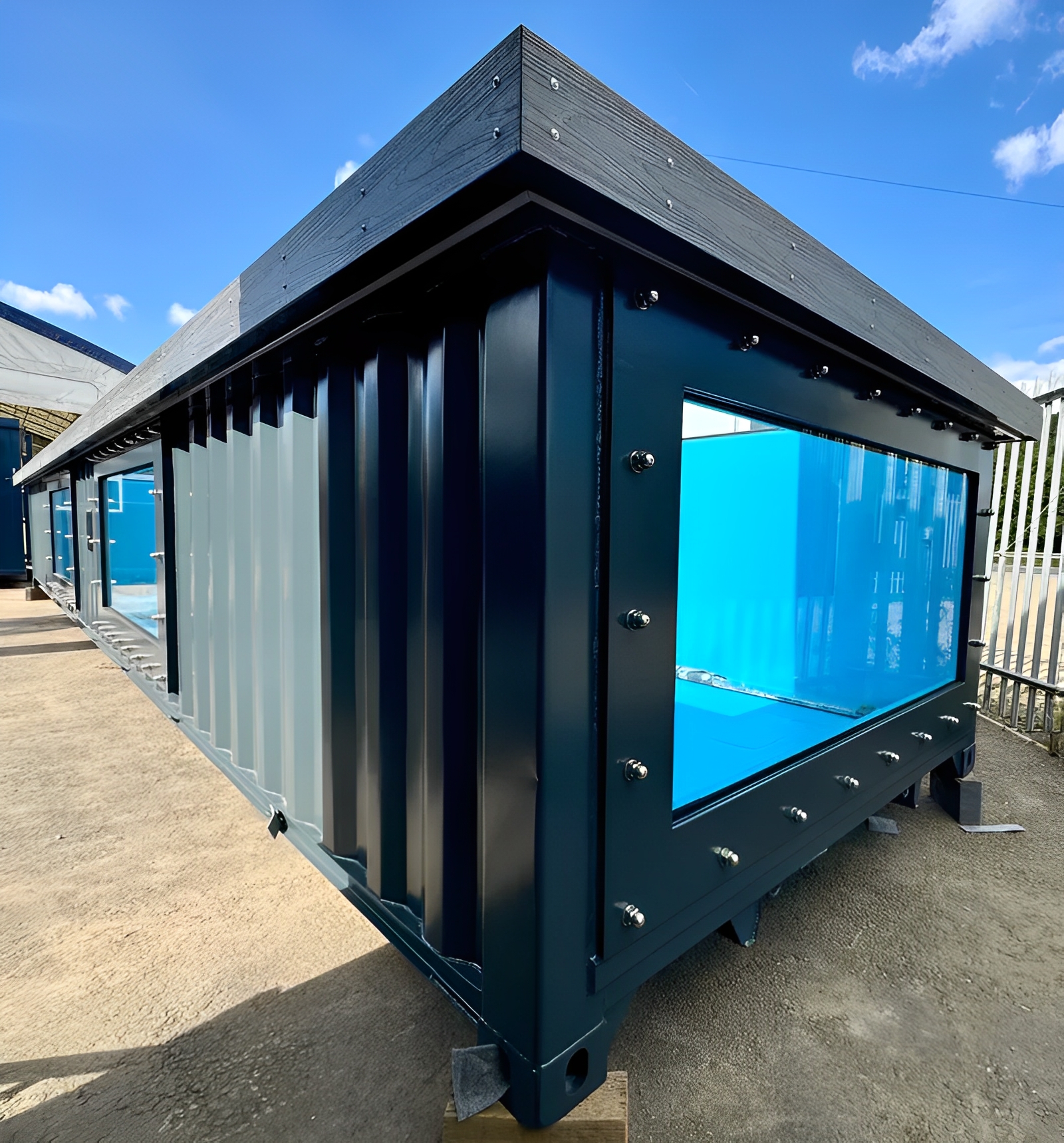 12 m / 40 Fuß großer tragbarer Container Schwimmpool | Idealer Außenpool – Bild 16