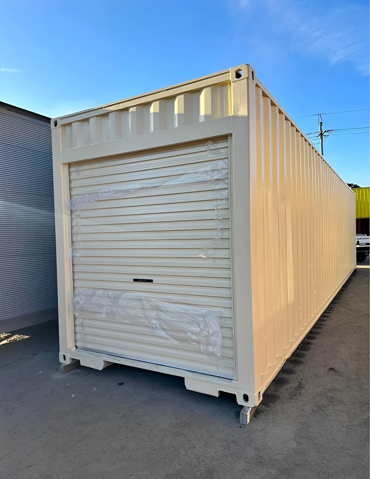 40 Fuß x 8 Fuß großer Seecontainer mit Rolltor – Bild 6