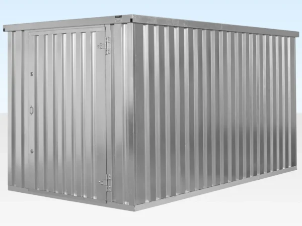 4 m x 2,1 m Flach verpackter Container – verzinkt