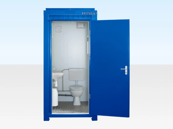 5 Fuß x 4 Fuß Einzel-WC mit Wasseranschluss (Blau)