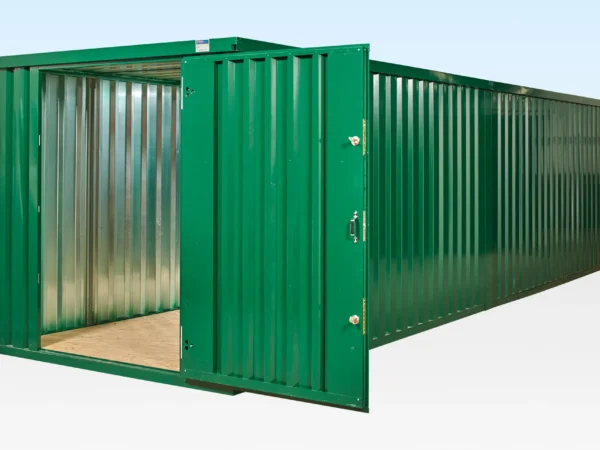 8 m x 2,1 m Endverknüpftes, flach verpacktes Containerbündel (pulverbeschichtet)