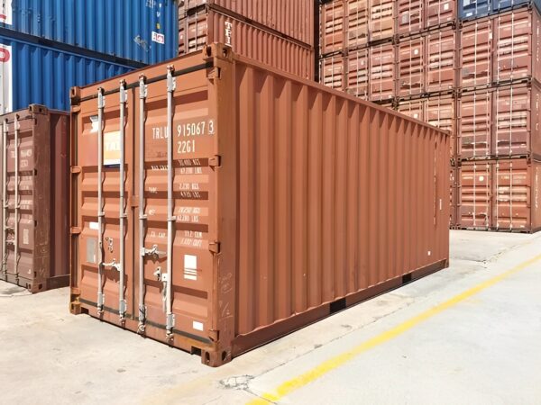 20 Fuß Gebrauchter wind- und wasserdichter Seecontainer